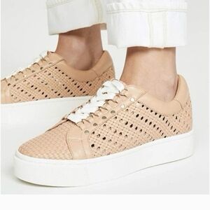 Joie Handan Tan Woven Sneakers